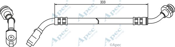 APEC BRAKING Jarruletku HOS3491